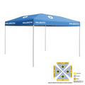 10' x 10' Blue Economy Tent Kit, Full-Color, Dynamic Adhesion (10 Locations)